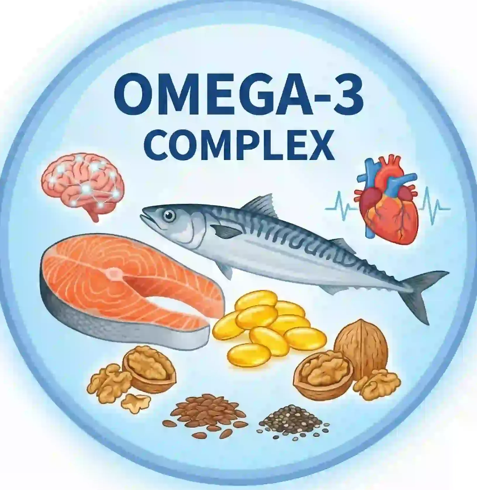 Omega-3 fatty acids in Brain Savior for brain cell membrane health
